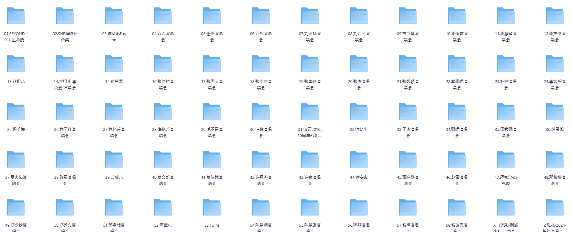 《全球·明星演唱会·合集》高清珍藏版[MP4][1TB]-影音屋