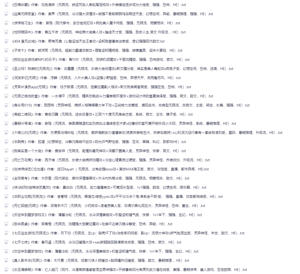 无限流小说合集（共102部）[txt][189.4MB]-影音屋