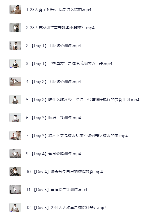 B站付费课程-《男性生活化减脂》让你随时随地都能进行有效的锻炼[7.31GB]-影音屋