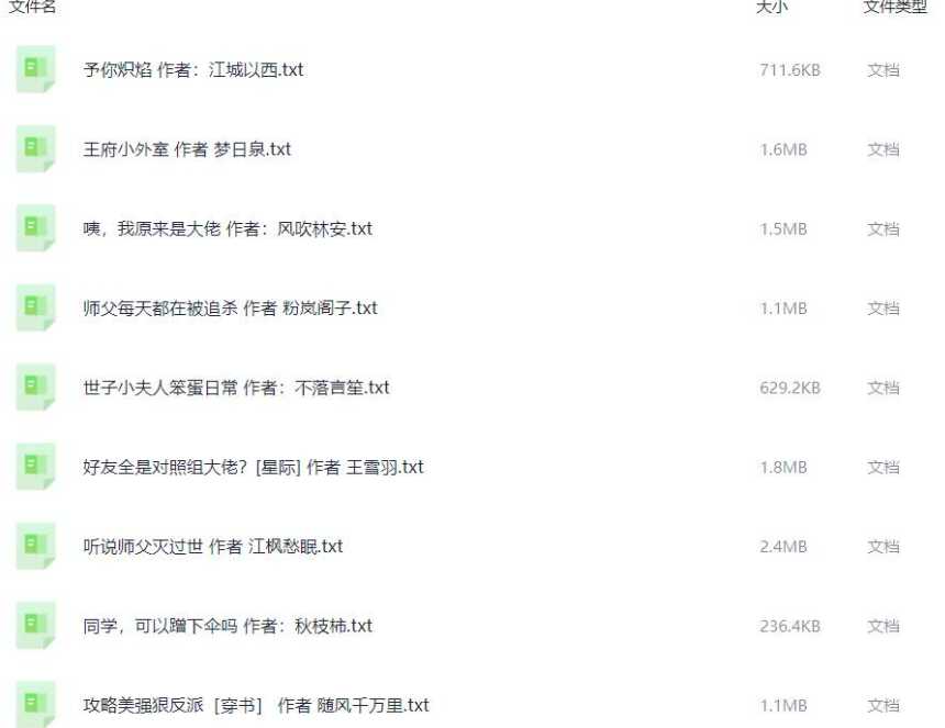 付费群流出！980GB珍藏小说资源（65合集）[TXT]-影音屋