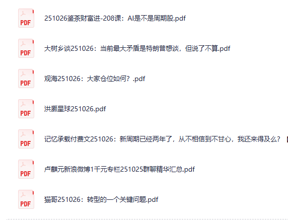 《全网付费文章-大佬文集圈学习先锋》10月26日更新[PDF]-影音屋