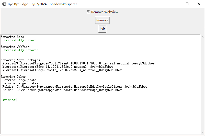 Microsoft Edge浏览器卸载工具-影音屋