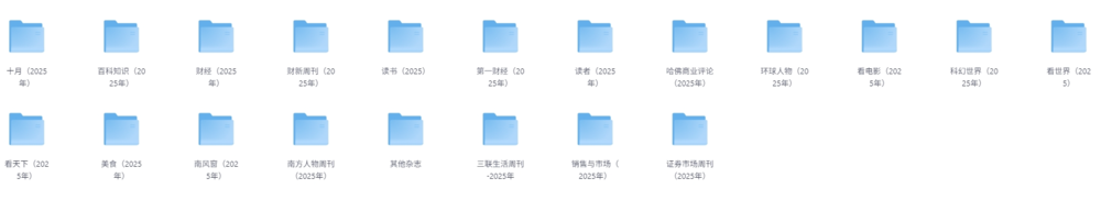 《25年热门杂志资源合集》（不断更新）[PDF]-影音屋