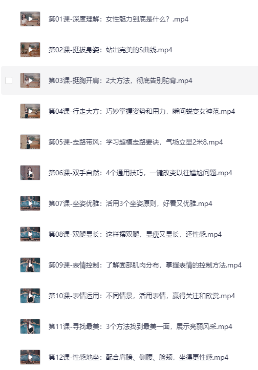 亚洲小姐出镜亲授： 每个女人都能学会的魅力技巧（完结）[MP4]-影音屋