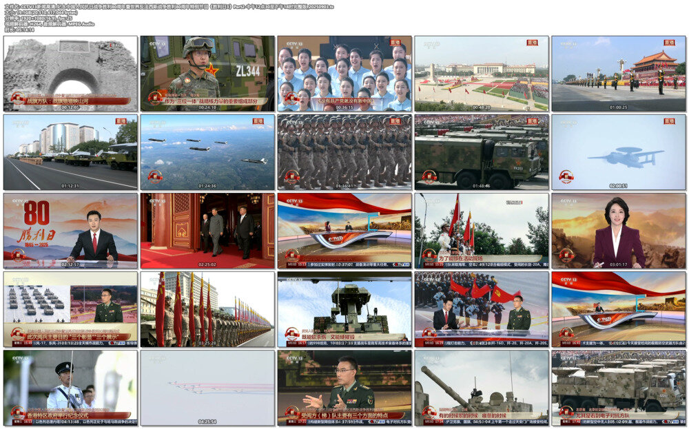 图片[2]-[百度/夸克][CCTV13 纪念中国人民抗日战争暨世界反法西斯战争胜利80周年特别节目 胜利日（3）完整版 20250903][1080I/TS][42.3G]-影音屋