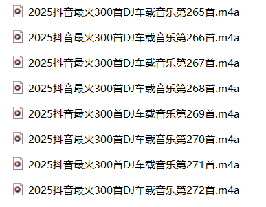 群星《2025抖音最火300首热榜车载DJ合集》[ALAC][1G]-影音屋