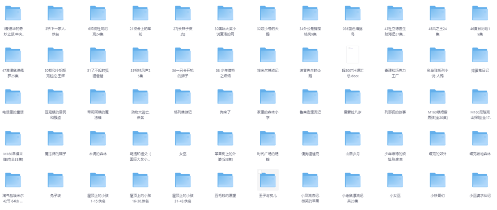儿童有声读物 国际大奖小说系列合集60部[MP3][8.28GB]-影音屋
