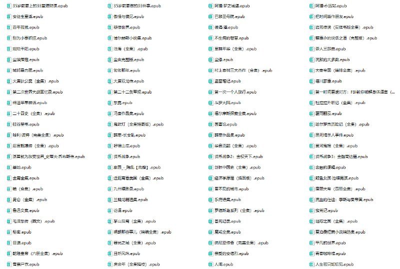 《豆瓣图书TOP250》历史哲学 文学艺术 250本高推荐好书 一次包揽[mobi]-影音屋