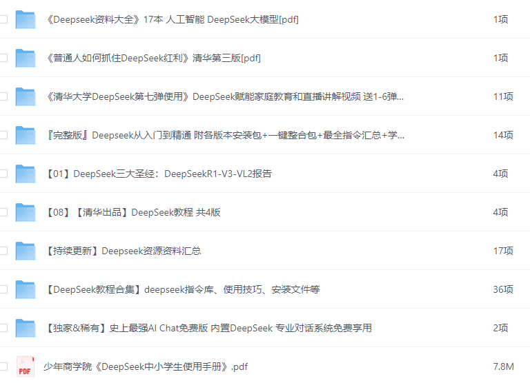 图片[3]-《DeepSeek大汇总，目前全网最全的DeepSeek》[pdf]-影音屋