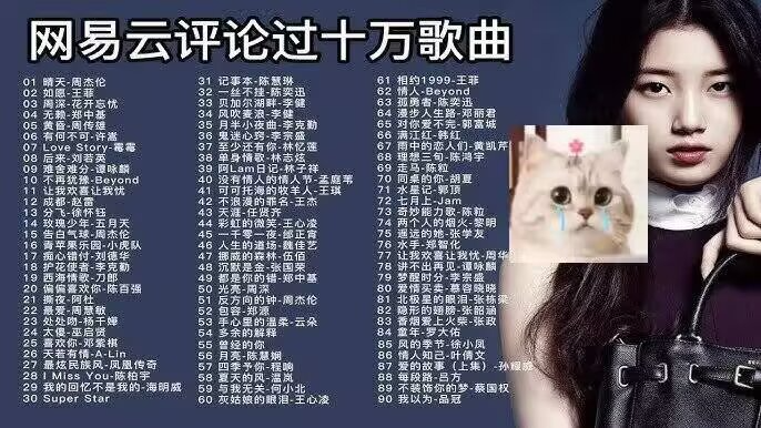 《精选800多首网易云评论超10万的热门歌曲》[320K/MP3][7.9G]-影音屋