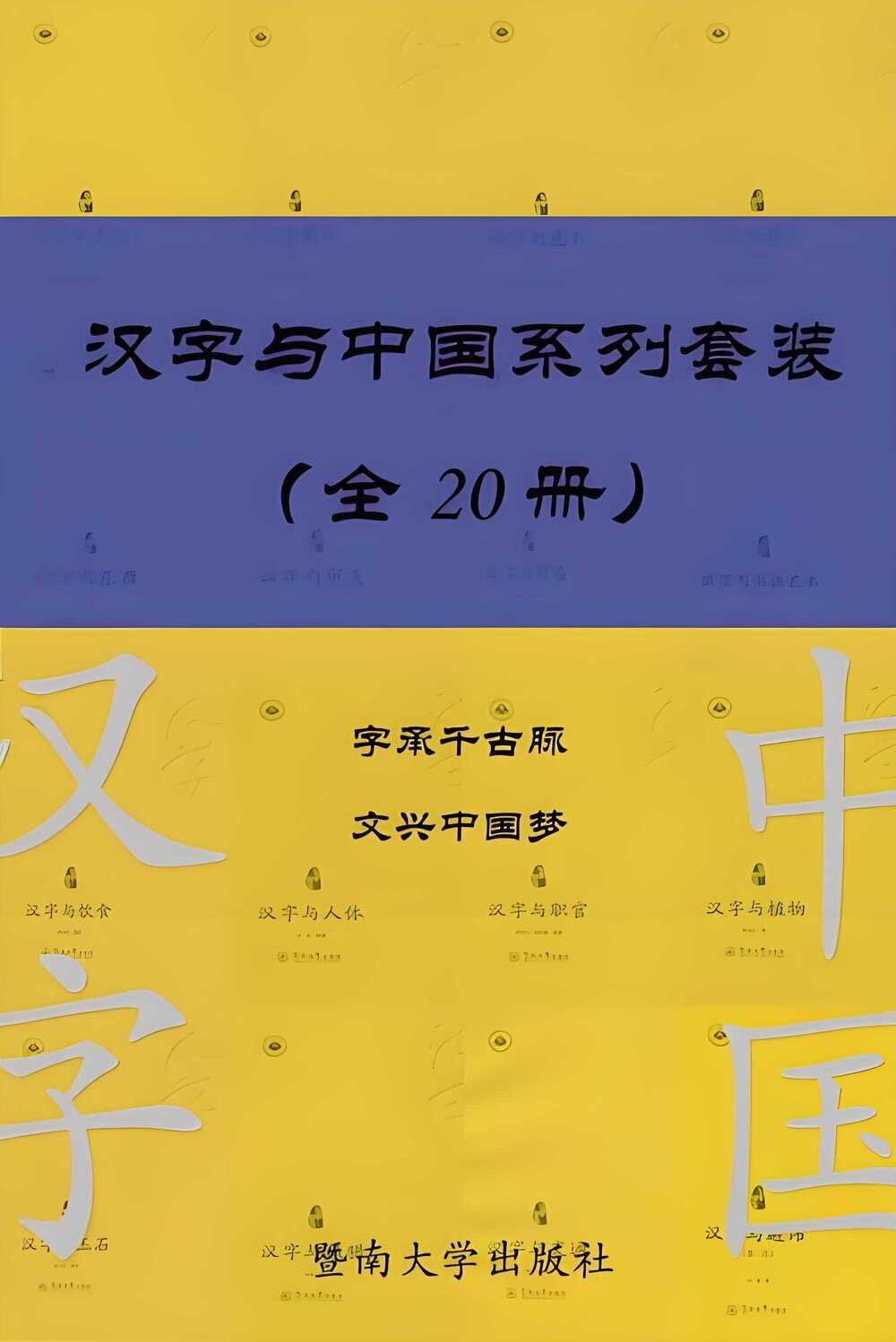 《汉字与中国系列套装》[共20册] [PDF/azw3/mobi/epub][1GB]-影音屋
