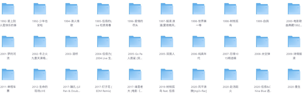 伍佰《无损音乐合集》[MP3/FLAC/分轨][4.6G]-影音屋
