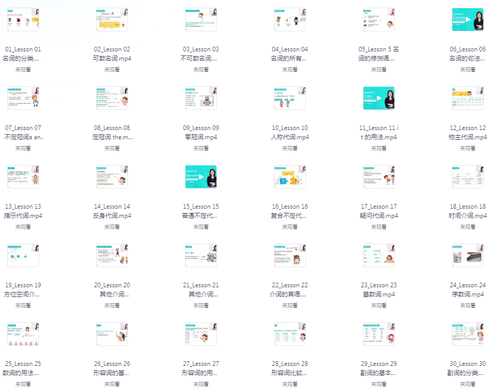 《雪梨老师中高级英语语法课》72节 美女老师教你英语[mp4]-影音屋