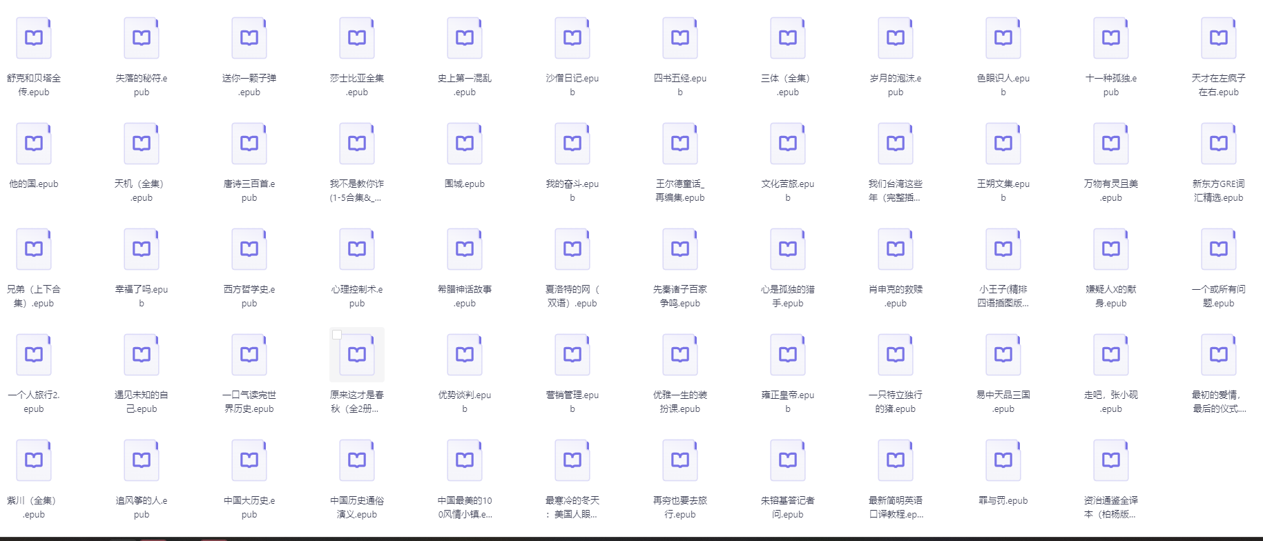 图片[3]-豆瓣评分最高的170本书精选[EPUB]-影音屋