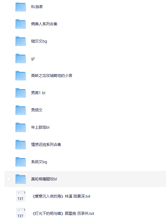 《BL+GL+BG+年上甜宠BL》 20251028小说合集 [TXT]-影音屋