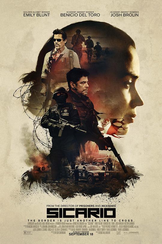 边境杀手[中文字幕].Sicario.2015.1080p.HamiVideo.WEB-DL.AAC2.0.H.264-DreamHD 6.67GB-影音屋