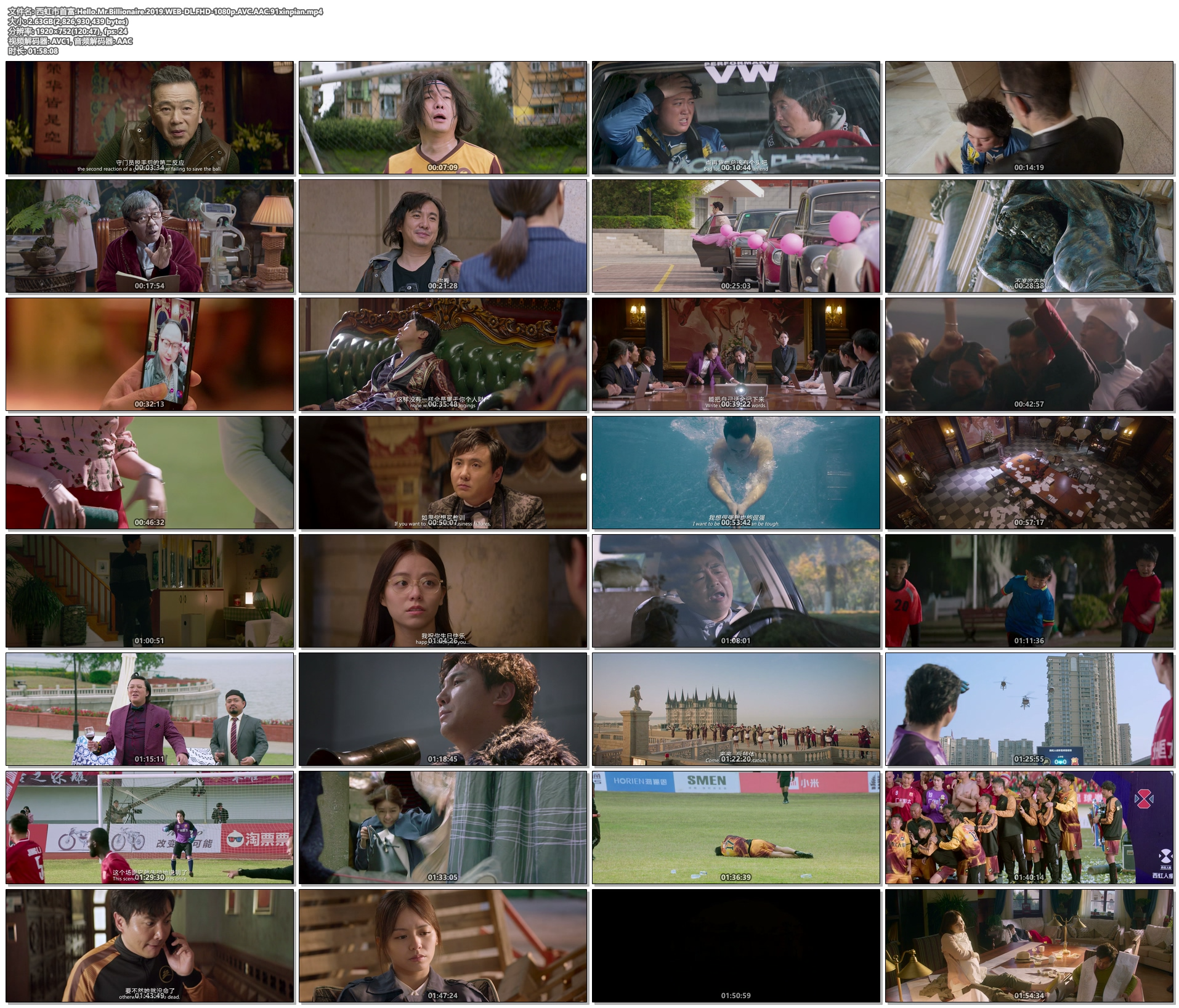 图片[2]-西虹市首富.Hello.Mr.Billionaire.2019.WEB-DL.FHD-1080p.AVC.AAC.91xinpian 2.63GB-影音屋